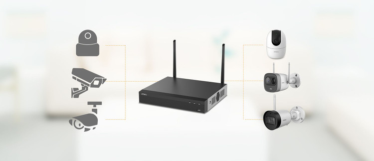 دستگاه ضبط تصاویر وایرلس آیمو مدل NVR1104HS-S3/WL با 4 کانال ورودی و پشتیبانی از Wi-Fi