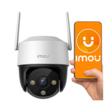 دوربین مداربسته بیسیم ایمو مدل IPC-S41FEP با وضوح 4 مگاپیکسل، دید در شب رنگی و چرخش 360 درجه مناسب فضای باز