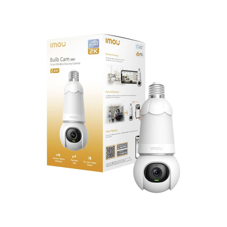 دوربین بیسیم لامپی آیمو مدل IPC-S6DP-3MOWEB با قابلیت چرخش و نصب روی سرپیچ لامپ