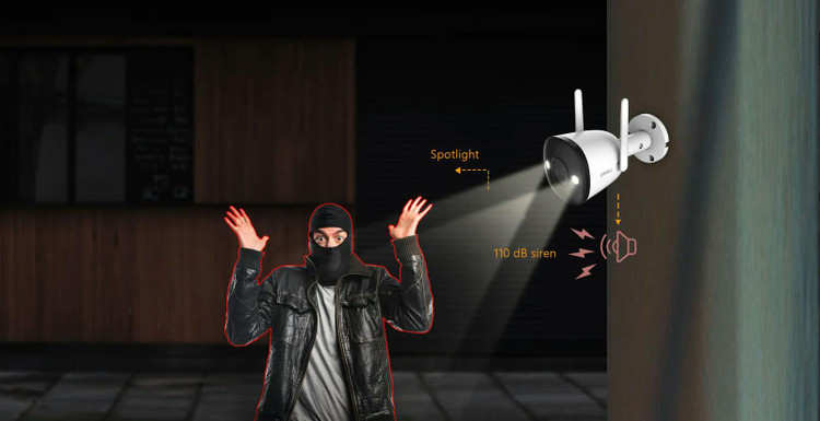 دوربین بیسیم تحت شبکه آیمو مدل IPC-F22FEP با دید در شب رنگی و صدای دوطرفه