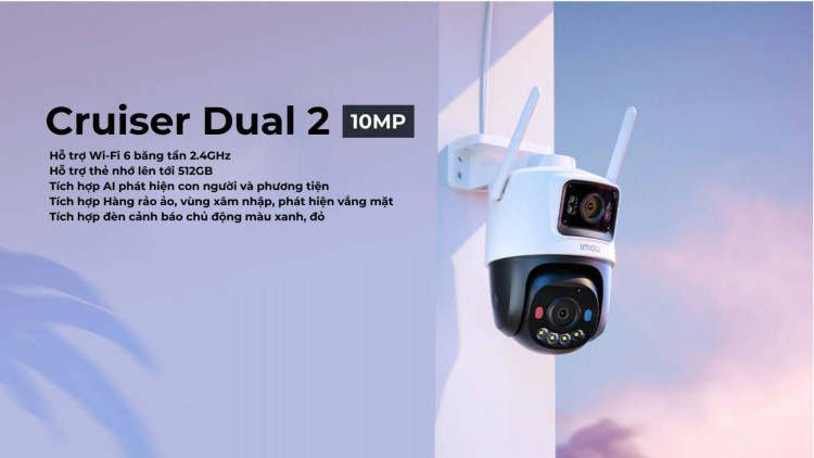 دوربین مداربسته آیمو مدل IPC-S7XEP-10M0WED با چرخش 360 درجه، زوم اپتیکال 10X و کیفیت تصویر 5MP