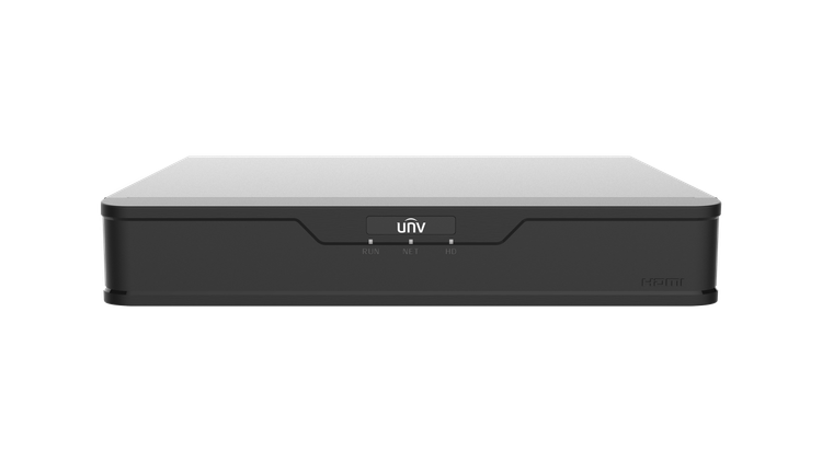 دستگاه ضبط تصویر یونیویو مدل UNV XVR301-04G3 با ۴ کانال ورودی و پشتیبانی از فرمتهای TVI، AHD، CVI و IP”