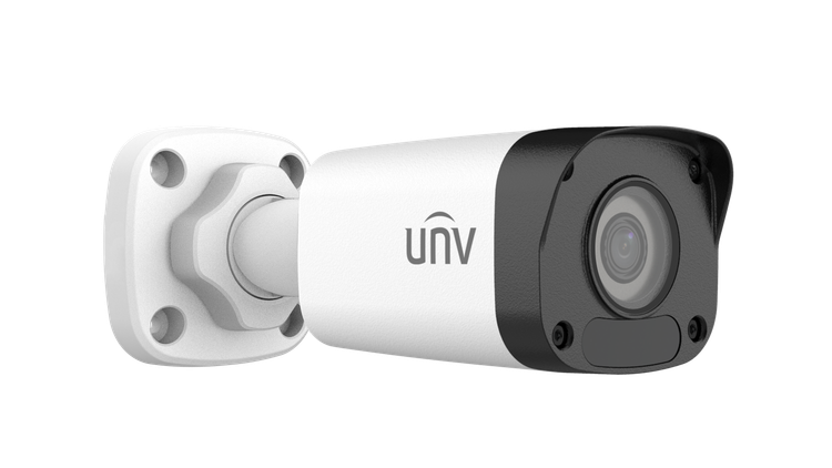 دوربین مداربسته تحت شبکه یونی ویو مدل IPC2122LB-SF28(40)-A با لنز 2.8 یا 4 میلیمتر، کیفیت تصویر 2 مگاپیکسل و قابلیت دید در شب مادون قرمز تا 30 متر