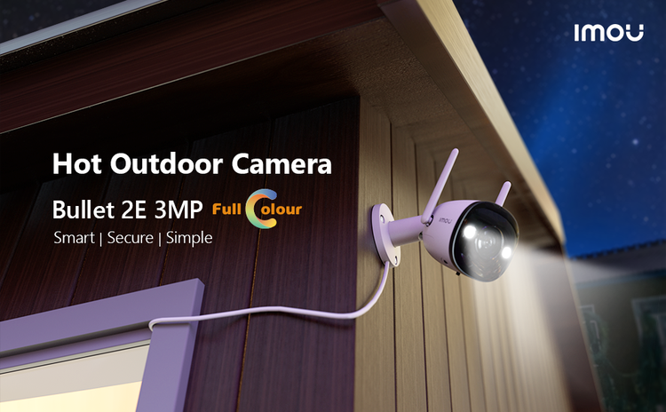 دوربین مداربسته وای فای IMOU Bullet 2E 3MP مدل IPC-K3DP-3H0WF | ایمن رودان