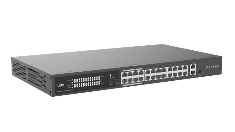 سوئیچ شبکه یونیویو NSW2020-24T1GT1GC-POE-IN بیست و چهار پورت PoE | ایمن رودان